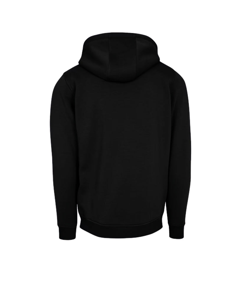 Boneman Skull "normal is boring" Hoodie Zwart met borstlogo