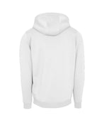 Boneman Skull "normal is boring" Hoodie Wit met borstlogo