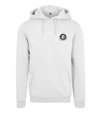 Boneman Skull "normal is boring" Hoodie Wit met borstlogo