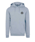 Boneman Skull and birds Hoodie Grijs met borstlogo