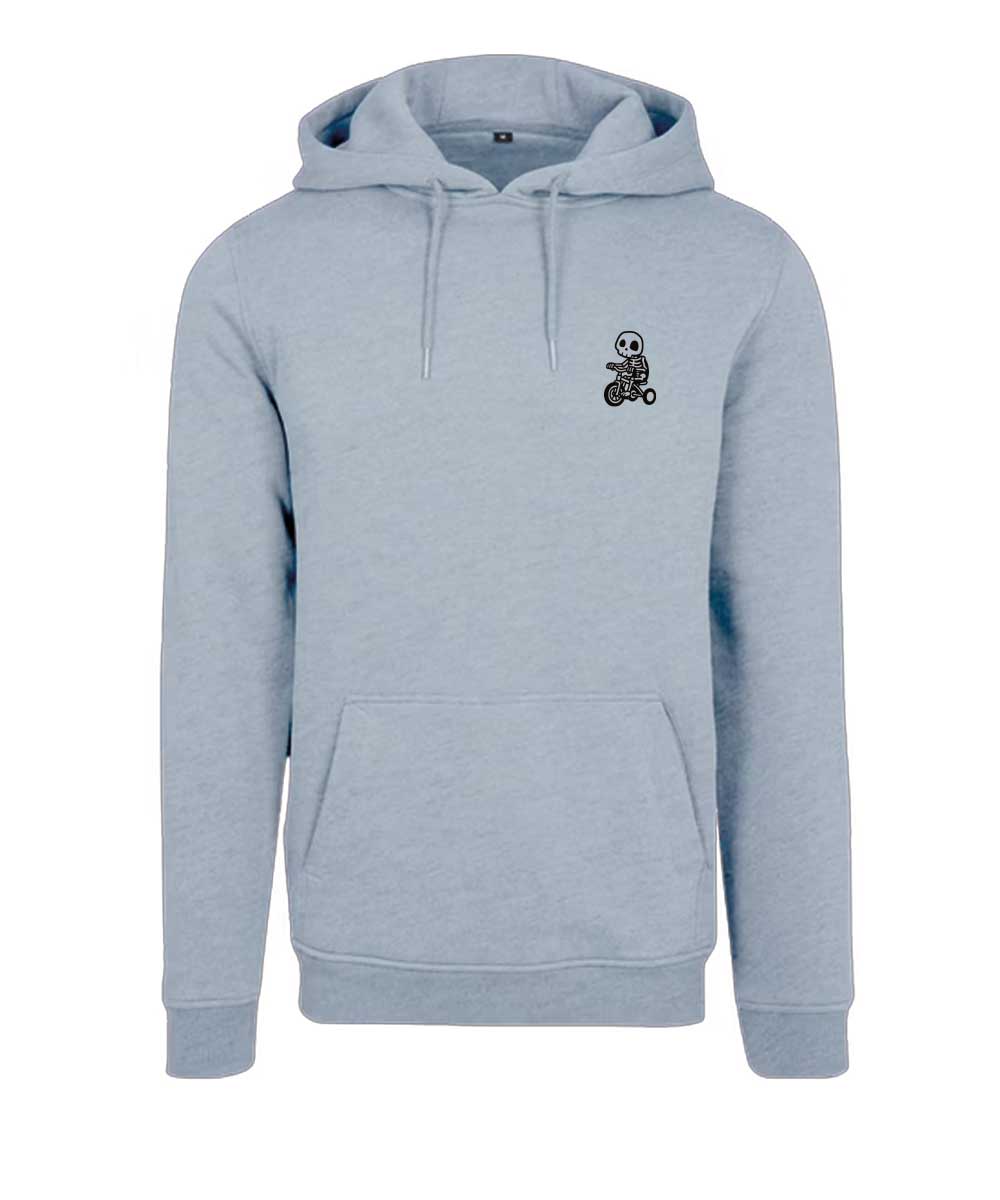 Boneman Skull Tricycle Hoodie - Grijs