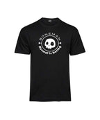Boneman Zwart T-shirt - Skull borstlogo groot