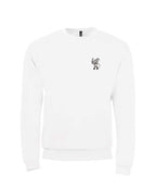 Boneman Skull Knight Sweater - Wit