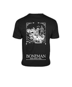 Boneman Skull Knight T-shirt - Zwart